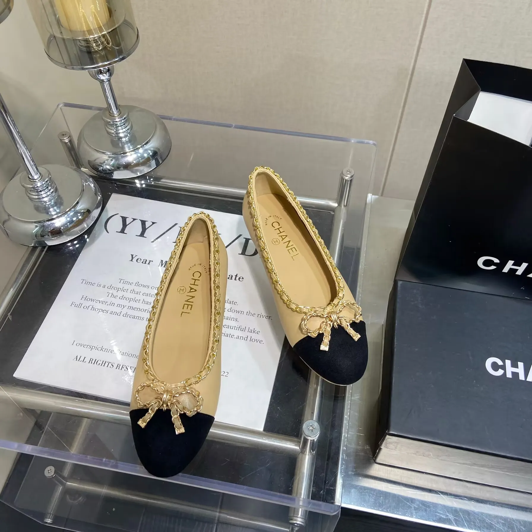 👟👟Ex-factory price 460👟👟 CHANEL Chanel 2025 counter new limited edition official website new world premiere CHANEL Chanel 🔥50SS-chain Mary Jane/CHANEL shoes/chanel shoe control/chanel Mary Jane Little Red Book early login Chanel counter hotly recommends new autumn and winter Mary Jane/shoe cabinet new products🌟 ➤ Original mold opening Purchasing version ➤ Imported cowhide ➤ Padded sheepskin ➤ Private film genuine leather outsole ➤ Full set of counter packaging Size: 35-41 40 41 Customized, non-refundable and non-exchangeable